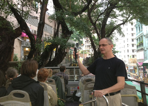 gavin coates open top bus tour urban trees 2013