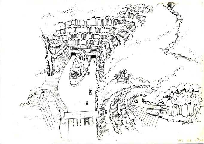 tseng kwan o tunnel sketch 1984